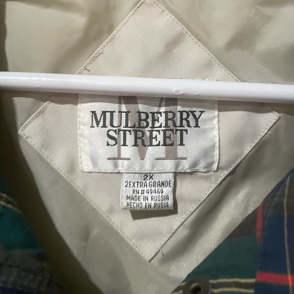 Mulberry Street 2X lined water resistant jacket. EUC. Big side pockets. - Picture 3 of 3